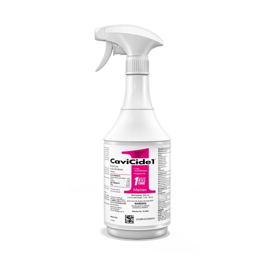 Disinfectant Surface CaviCide1™ Cleaner Alcohol Based Pump Spray Liquid 24 oz. Bottle Alcohol Scent NonSterile (1/EA) (12/CS) by Metrex Research Corporation  ID 13-5024